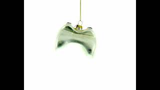 Retro Gamer's Delight: Video Game Controller - Blown Glass Christmas Ornament (CC-0682)