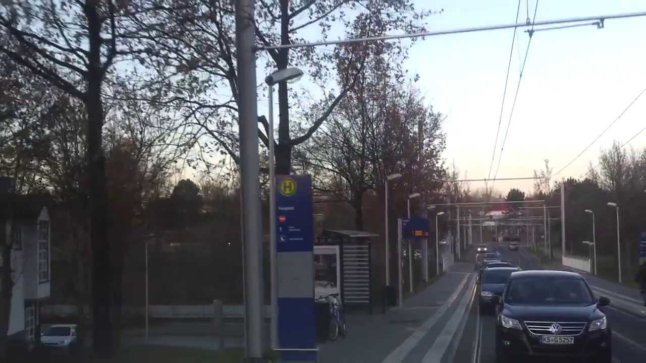 Mitfahrt in der Linie 1 von Vellmar Nord bis Holländische Straße Full HD, 1080p