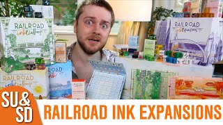 Reviewing ALL 28 Railroad Ink Expansions!