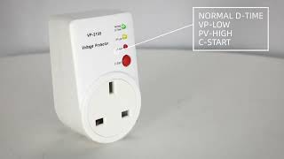 UK Socket Voltage Protector for TV Fridge