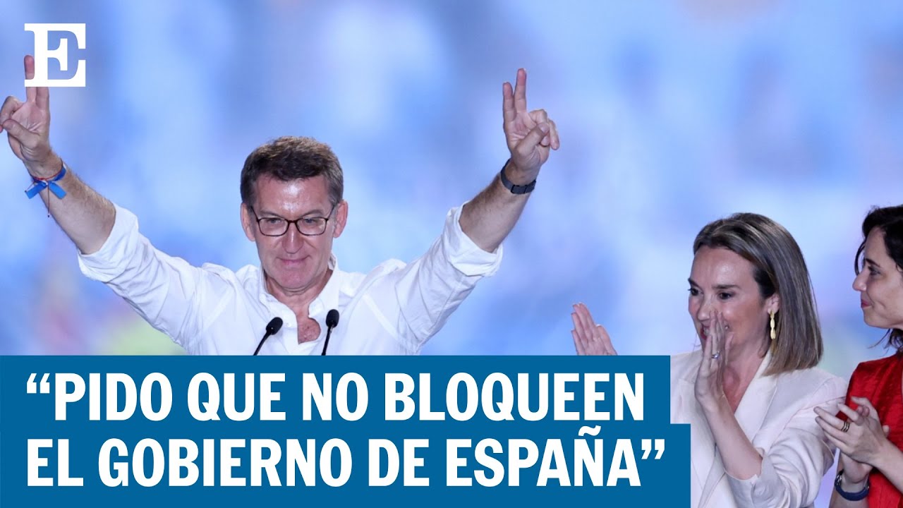 ELECCIONES | Feijóo (PP) intentará formar gobierno y pide al PSOE que no 