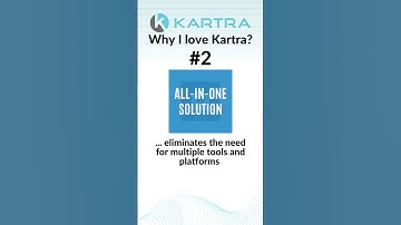 5 Reasons To Love Kartra by Kartra Certified Business Consultant & Technical Expert. #shorts