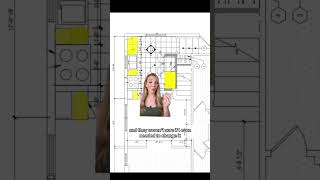 Floor plan fix! #interiordesign #spaceplanning #livingroom #kitchen #dining