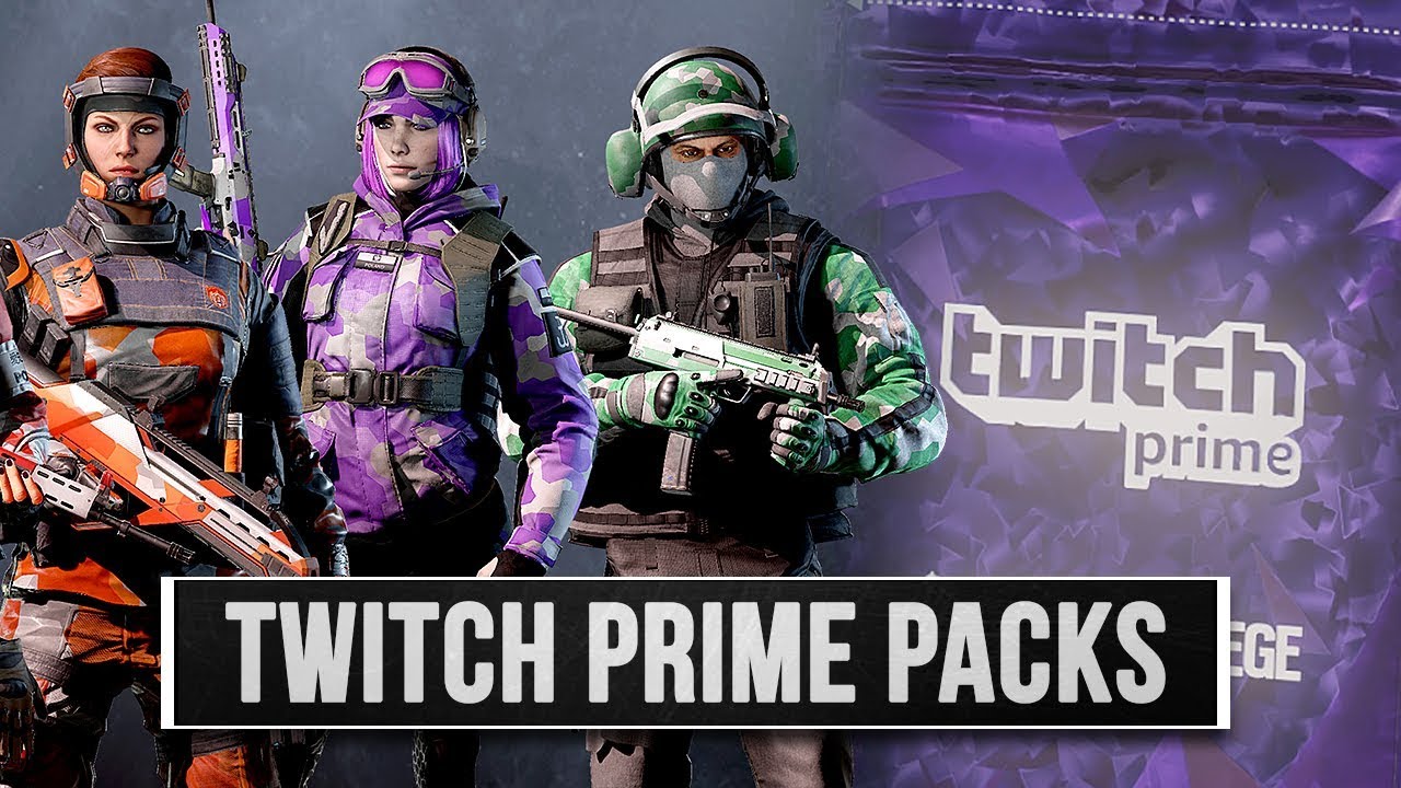 New Rainbow Six Siege Twitch Prime loot