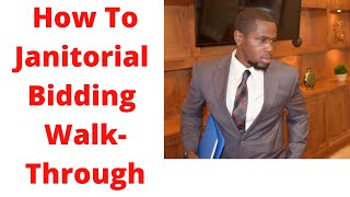 HOW TO PERFORM JANITORIAL WALKTHROUGH FOR PRICING (BIDDING) A JOB - CBN LEAD GENERATION PROGRAM