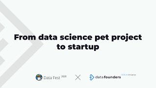 From Pet Project to Startup Track Premiere
