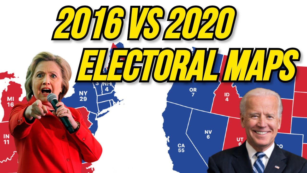 2020 Election vs. 2016 Election - Comparing Map Results