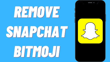 How To Remove Bitmoji From Snapchat | Remove Profile Picture Bitmoji