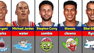 NBA Players Phobias and Fears 😱