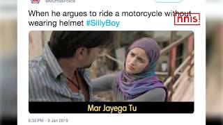 Mumbai Police Creates Tickling Meme Of Gully Boy