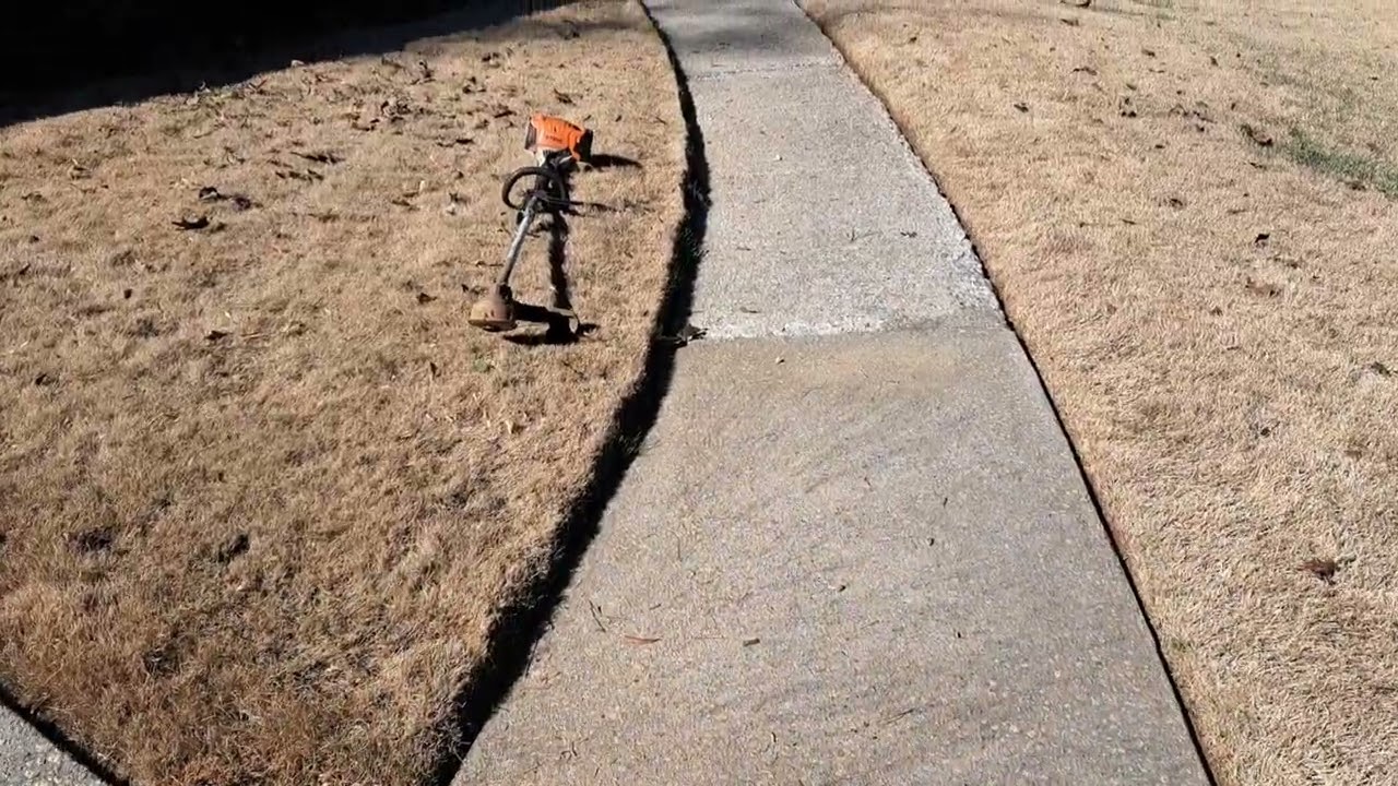 String Edging with Stihl 