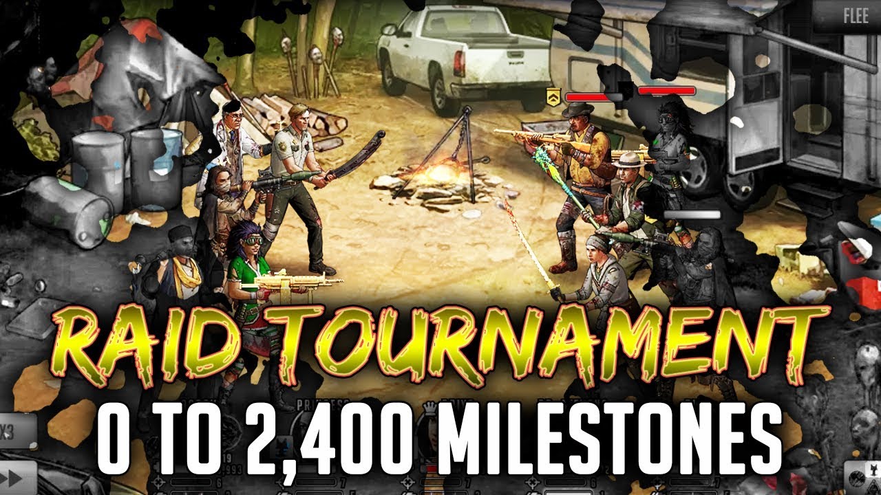 TWD RTS: RAIDS! 0-to-2400 Milestone in TWO Regions! - The Walking Dead: Road to Survival