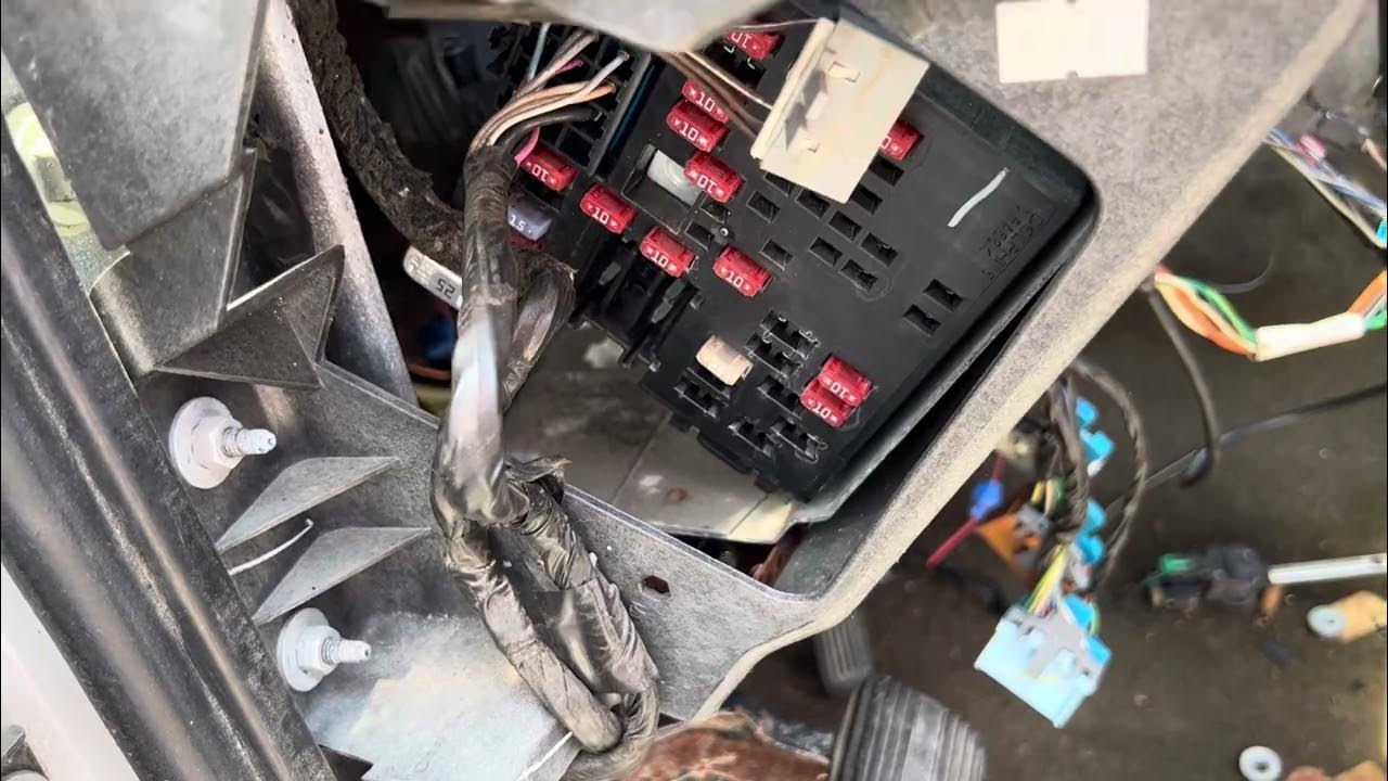 2004 Chevrolet Silverado Fuse Box Location - YouTube