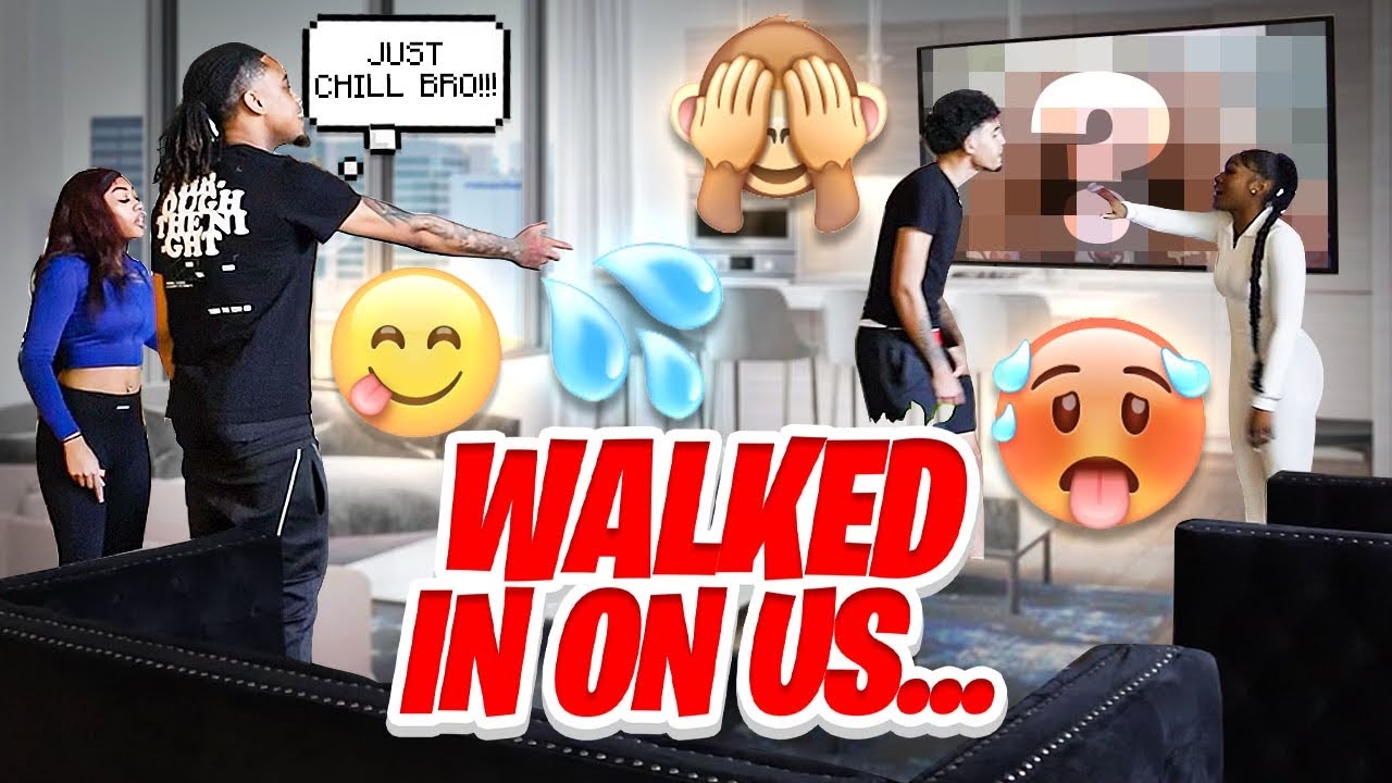 JORDAN AND CARENA CAUGHT ME AND CIARA DOING THIS😱 *she left me*