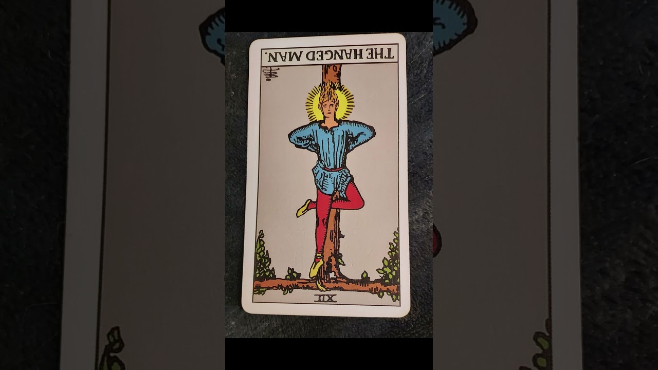 Dreamkatcher Daily Vision Card | The Hanged Man Reversed | Tarot Shorts Series