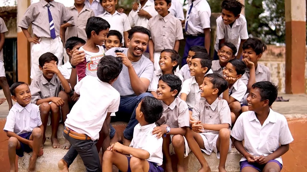 जिल्हा परिषद शाळेतील विद्यार्थ्यांसोबत मजा आली 🤗😬