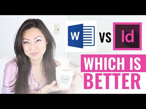 MS Word vs InDesign // Is Word better than InDesign for book formatting