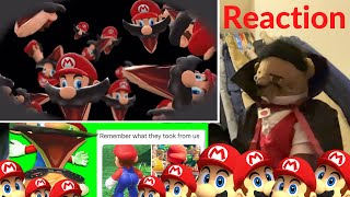 SMG4: Mario Reacts To Nintendo Memes 11 Ft. Meggy Reaction (Puppet Reaction)