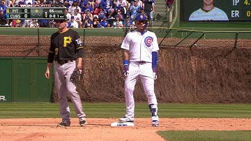 PIT@CHC: Cubs turn two to end the top of the 5th