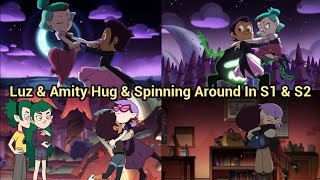 Luz & Amity Hug & Spinning Around In S1 & S2 (The Owl House) screenshot 4