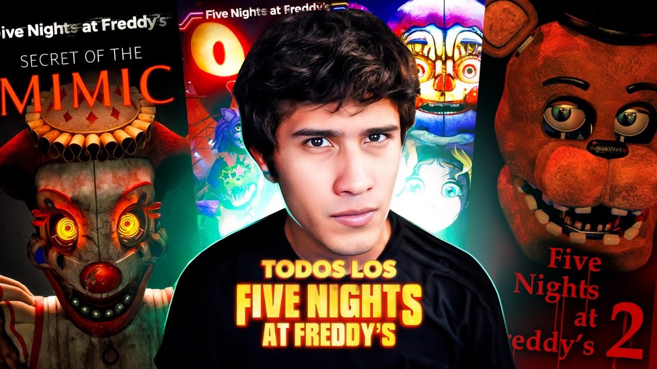 🔴TODA LA SAGA DE FNAF HASTA ACABAR🔴FNAF 1🔴FNAF 3🔴FREAD BEAR PIZZERIA SIMULATOR🔴