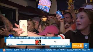 Browns Fans React to Free Bud Light