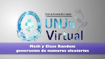 Clase Random y Math generacion de numeros aleatorios en JAVA PRACTICA - UNJU VIRTUAL COMPLETO