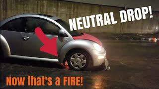 Neutral Drop Punch Buggy Got Punched By Stuntman Sparks From Exhaust