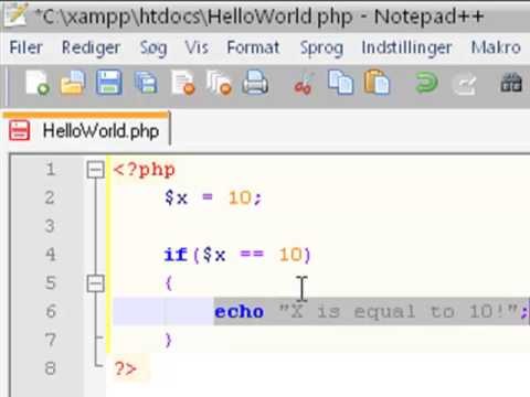 PHP 05 - If statements Tutorial
