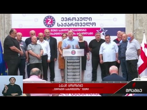 „ევროპული საქართველოს“ კანდიდატების წარდგენა