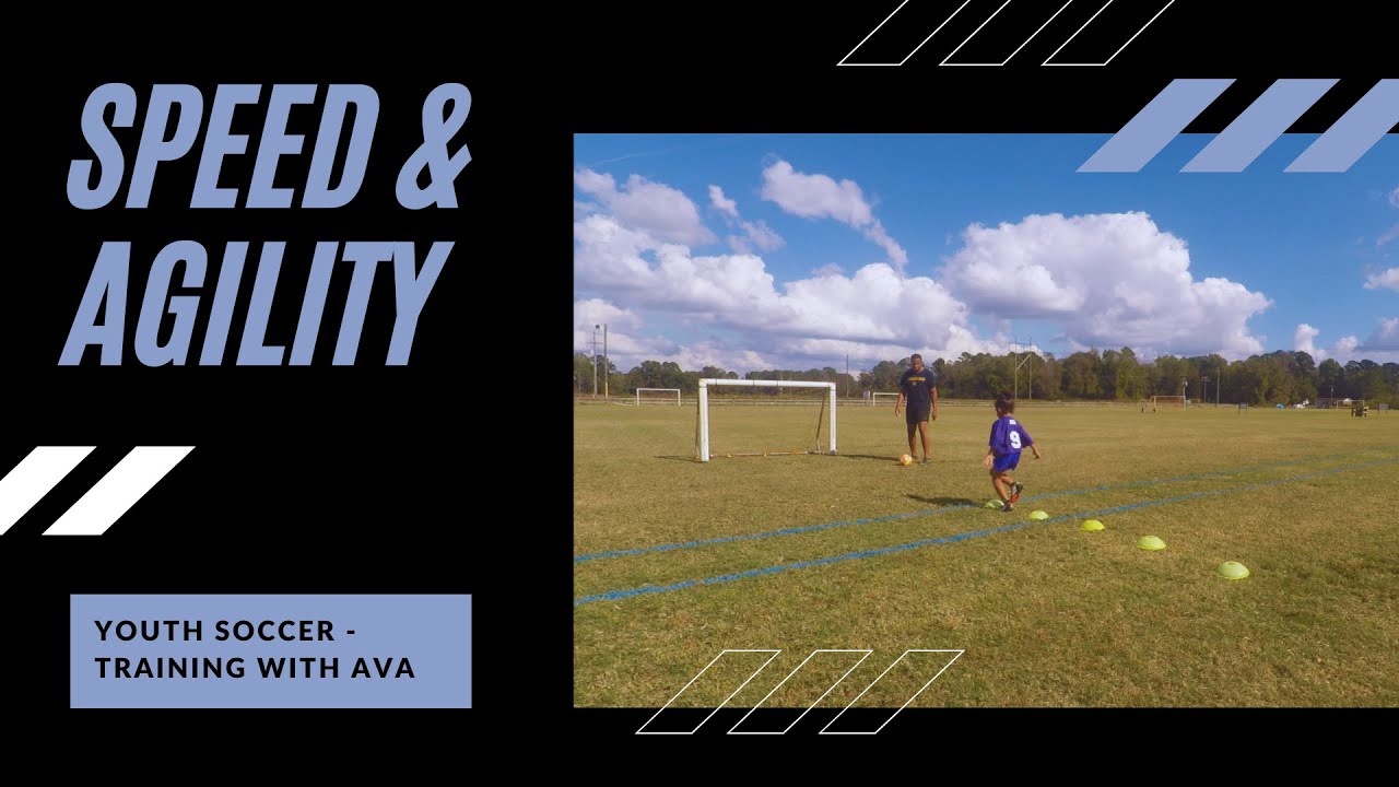 Speed & Agility Drills Youth Soccer Training with Ava YouTube