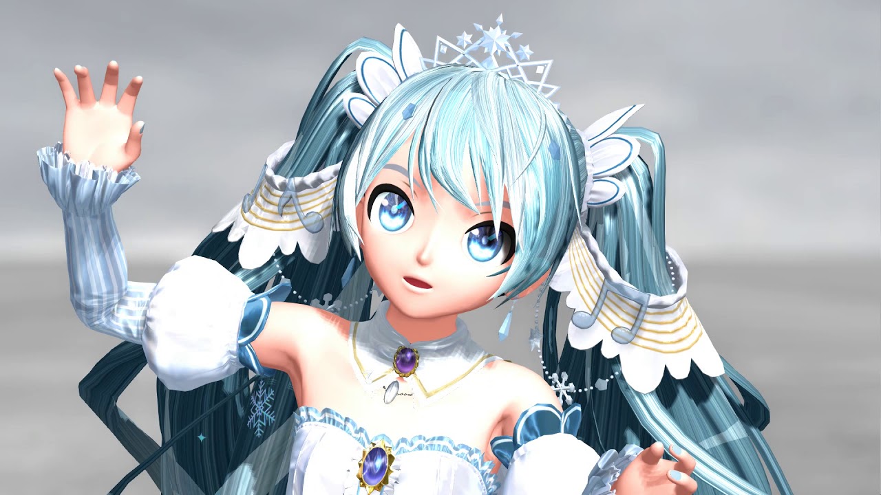 Mmd Hd Marine Bloomin 初音ミク 雪ミク19 1080p 60fps Youtube