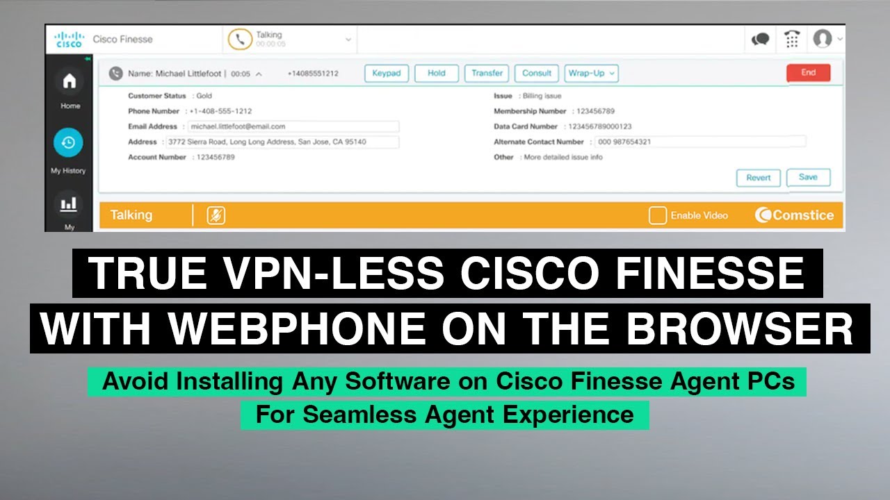 Cisco Finesse Webphone Gadget Call Flows and VDI Support