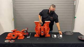 How to Install a Wet Kit in a 2 in. Bolted Metal AODD Pump