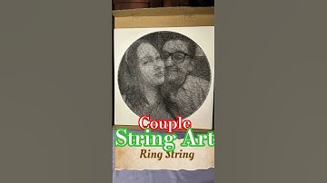 Couple String Art Portrait/String Art Couple Making/String Art Portrait Making/String Art By Me#art