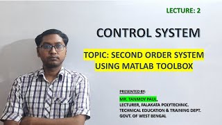 MATLAB programs on Second Order System in Control System Engg. (Lecture-2)
