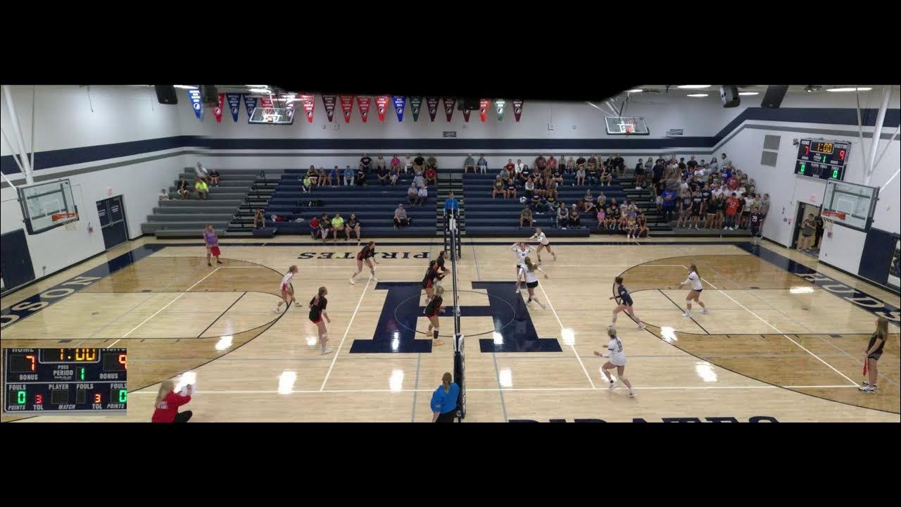 Hudson vs. Dunkerton Varsity Womens' Volleyball YouTube