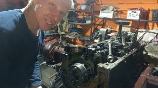 картинка: разбор  двигателя ямз 7511  сломан коленвал