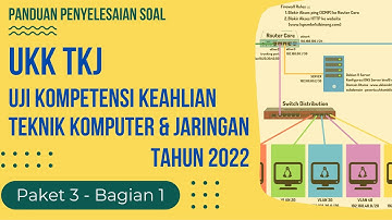 PEMBAHASAN & PENYELESAIAN SOAL UKK TKJ TAHUN 2022 | PAKET 3 [ BAGIAN 1 ]