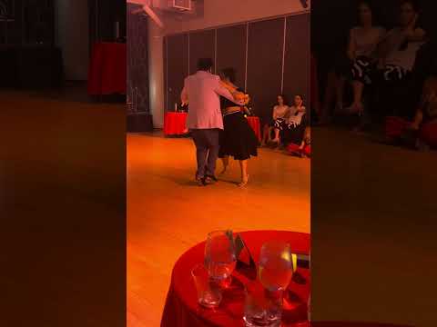 Gaby Mataloni & Marcelo El Chino Gutierrez dancing in Tango Café, New York City 3/3