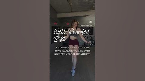 Full Sample NPC Bikini Routine #2. #npc #npcbikini #npcbikiniroutine #posing