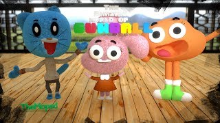 The Amazing World Of Gumball 3D-El Asombroso Mundo De Gumball Blender Speed Modeling Themoped