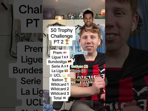 50 Trophy Challenge 🏆 - Part 2 - CRAZY CHALLENGE!!! #shorts