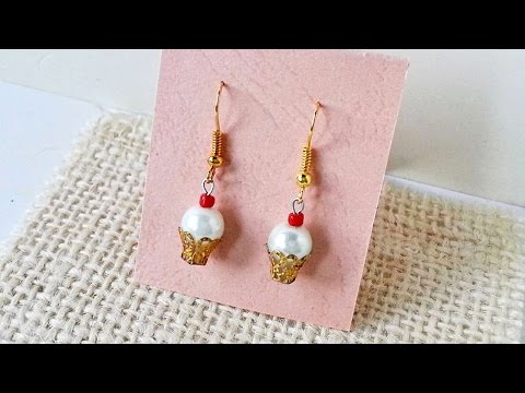 Como criar Mini queque Brincos - DIY Artesanato Tutorial - Guidecentral