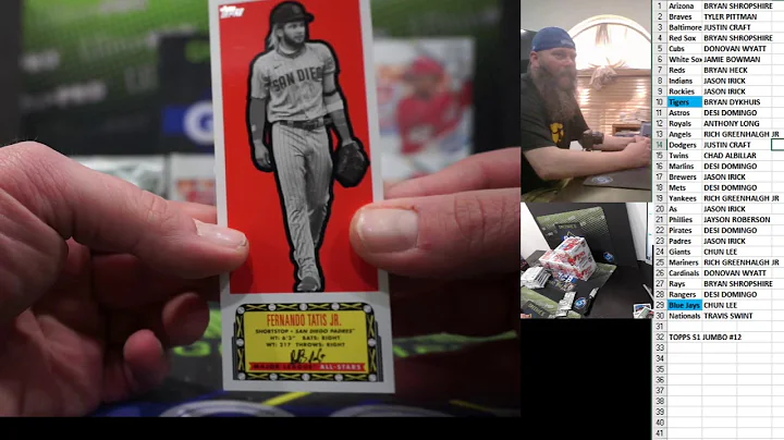 2021 TOPPS SERIES 1 BASEBALL JUMBO CASE BREAK #12