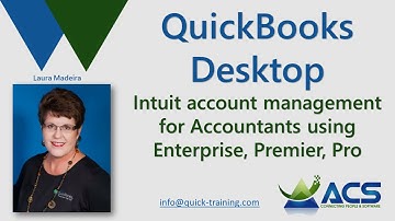 How to manage the Intuit account login when using QuickBooks Desktop Pro, Premier or Enterprise