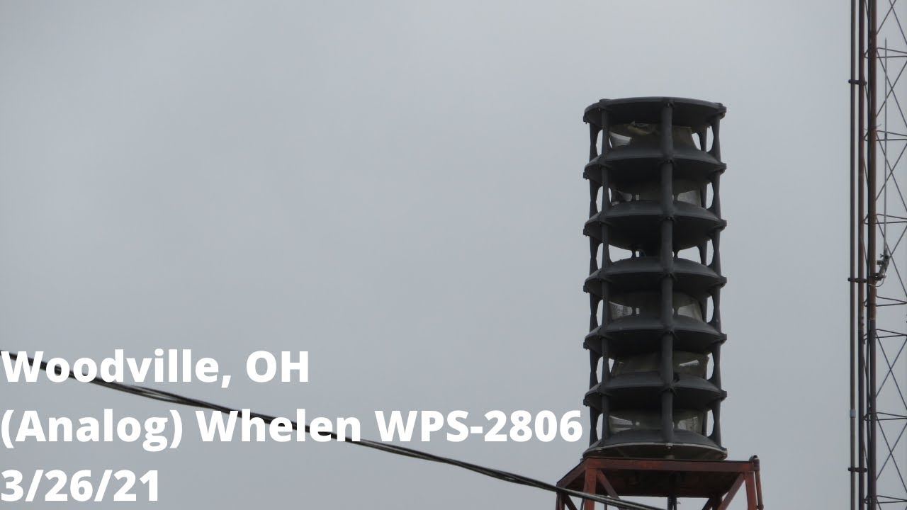 Woodville, OH - (Analog) Whelen WPS-2806 - Noon Blast - 3/26/21