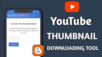 New Best YouTube Thumbnail Downloadeing Tool For Blogger Script 2021 - Hindi