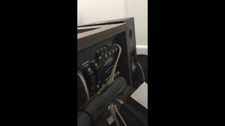 Pioneer SX-1000tw Stereo Receiver (year 1972) with Celestion 3 speaker -testing FM Radio