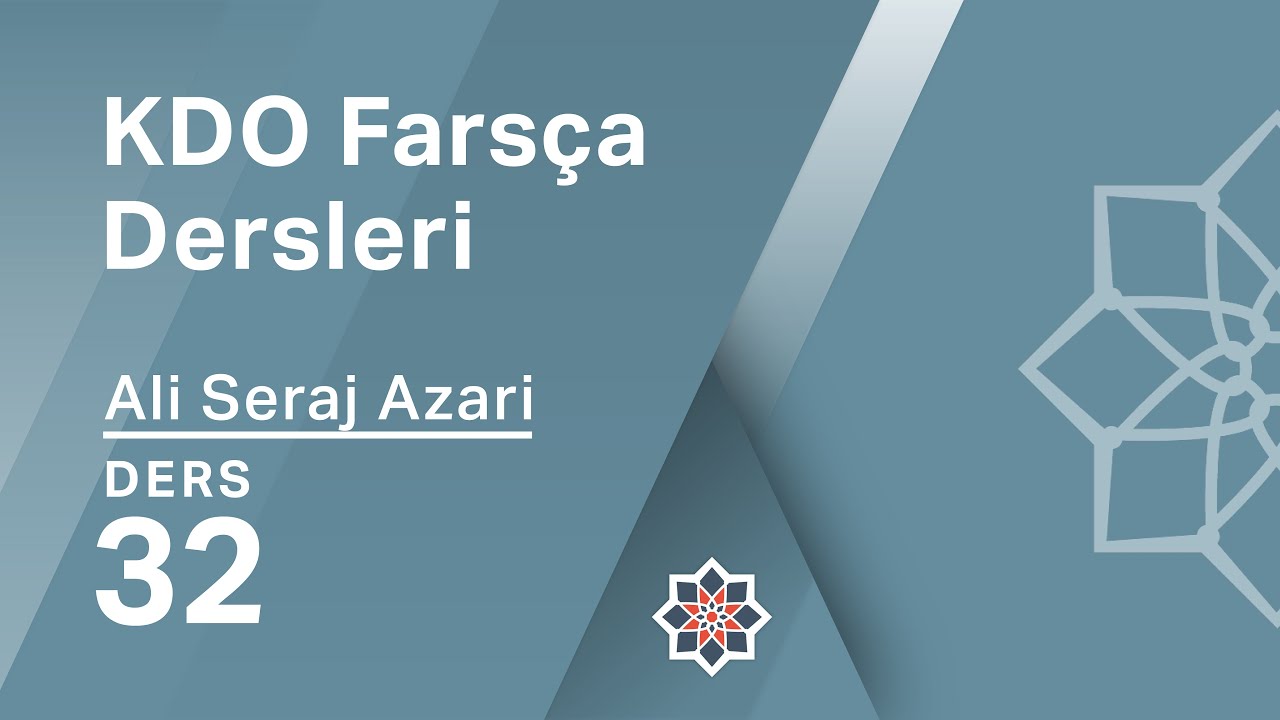 KDO Farsça Dersleri 32: Ek Fiil - IV (هستن)